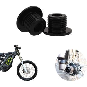 M16x1.5 Front Fork Axle Nut for Surron,Front Wheel Axle Nuts Screws for Dirt Bike Sur Ron Light Bee S/Light Bee X/Talaria Sting L1E/X160/X260 - Black