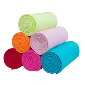 Fleece Throw Blankets Lightweight Warm Soft Cozy Pet-Friendly Bulk Fleece Throw Blanket Solid for Home Bed, Sofa, Office, Gifts, Outdoor (Assorted 4, Pack of 6-50 x 60 inch)