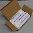 50 Pcs 1ml Syringes with Caps Oral Dispenser Individually Sterile Warpped for Medicine Dropper, Colostrum Collect Feeding Pets, Liquid