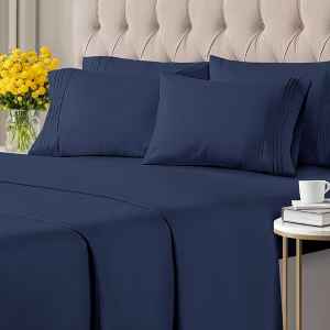 CGK Sheets Blue Size King/CalKing 19.5x39 in