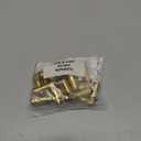 XFITTING Pex 3/8 Inch x 3/8 Inch Pex Elbow Brass Crimp Fitting, 25-5-8=10X, 10 Pieces