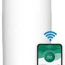 Filtrete Smart Air Purifier & Air Quality Monitor for Large Rooms, up to 310 sqft, Alexa enabled, Wi-Fi Simple Setup, True HEPA Filter for Allergens, Dust, Bacteria, & Viruses, Alexa smart reorders
