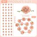 BIG KEYS 4-Piece Paper Flower Set, Garland Decoration, Nude Pink Paper Ball Garland, Suitable for Birthday Decorations, Baby Baptisms, Wedding Engagements, Wedding Banquet Parties, Christmas.
