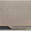 KOALA TOOLS | 2-Point Drawing Perspective Notebook (1 Unit) | 10.35" x 8", 60 pp. - Perspective Grid Graph Paper for Interior Design, Industrial, Architectural and 3D Design (1)