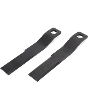 Brush Hog Cutter Cutting Blades Replacement for Skid Steer Brush Cutter Lawn Brush Mower Head Blade Rotary Cutter 2Pcs 8mm Thickness Spring Steel