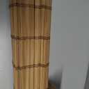 UNISHADES No Drill Cordless Bamboo Roman Shades, alternate Sand Tan, 28" W × 64" H