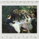 Wood Ornate Canvas Frame for 30x40 Oil Paintings Art Prints,White