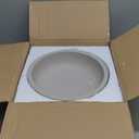 OAKOA Concrete Fruit Bowl for Kitchen Counter - Large Decorative Bowls for Home Decor - Modern Key Bowl for Entryway Table - Pedestal Bowl for Keys (Gray)