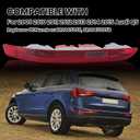 Rear Bumper Tail Light Lamp for Audi Q5 2009-2015 Rear Bumper Reflector Lower Tail Light Replace 8R0945095 Driver Side (Left)