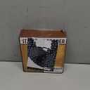 Juegoal Star Tree Topper with 20 LED Lights, Metal Golden Lighted Treetop Ornaments, Battery Powered Light Up Christmas Tree Decorations, 6.5 x 6.5 Inches