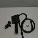 MakeFit Filtered Shower Head Black - 6 Modes High Pressure Handheld Shower Head with Filter Mineral Beads, Detachable Handheld Showerhead Set with Stainless Steel Hose and Shower Arm Bracket