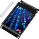 Hosyond 2.8 inch 240x320 IPS Capacitive Touch Screen SPI Serial ILI9341V Driver LCD Display Module for Arduino R3/Mega2560