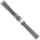 Jubilee Watch Band Replacement For Rolex Datejust 16013 16233 16234 Submariner Gmt adjustment buckle Glossy steel color Adjustment 20mm