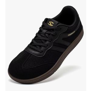 HOBIBEAR Barefoot Shoes Wide Casual Lace Up Retro Fashion Sneakers for Women Men, 41