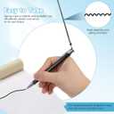 NUOBESTY 8Pcs Retractable Stylus Pen Lanyards Elastic Spring Rope Anti Lost Cord for Secure Pen Tether and Small Item Holder