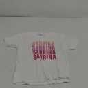 Personalized Name Sabrina I Love Sabrina Vintage T-Shirt (Small, Black)