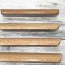 10Pcs 4.84" Wood Solid Furniture Pulls Handles, Painted Smoothly Wooden Handles Cupboard Closet Drawer Handle Pull,Hole Dis.3.78"