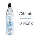 Icelandic Glacial Natural Spring Alkaline Water, 750 ml / 25.3 Fl Oz (Pack of 12) (EXP 06/04/28)