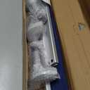 Veehoo Chew Proof Elevated Dog Bed - Cooling Raised Pet Cot - Silver Aluminum Frame and Durable Textilene Mesh Fabric, Unique Designed No-Slip Feet for Indoor or Outdoor Use, Blue, Large, CWC2003