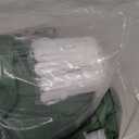 YoungsTex Green Linen Semi Sheer Curtains 72 Inch Length - Light Filtering Drapes with Back Tab Rod Pocket Lightweight for Living Room Window, 2 Panels, 52 X 72 Inch