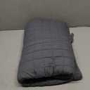 YnM 15lbs Weighted Blanket for Adults, Heavy Bed Throw Blanket with Cooling Glass Beads for All Season Use, Ideal for ~90lbs (48x72 Inches, Twin/Full, Dark Grey)