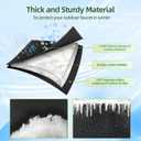 Insoma Pro Outdoor Faucet Covers for Winter Freeze Protection, 4 Pack 7.1" W x 8.7" H Winter Faucet Insulation Cover Socks, Hose Bib Covers for Winter