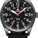 LN LENQIN Mens Watches Unisex Military Sport Nylon Strap Stylish Luminous Fashion Analog Quartz Watch for Men Waterproof Army Tactical Casual Wristwatch