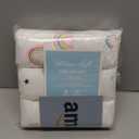 Plushii Crib Sheets for Baby Girls 4 Pack, 28"x 52" Extra Soft Microfiber Crib Sheet Set for Standard Crib & Toddler Mattress Pad, Rainbow & Elephant & Stars & Pink