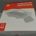 QPAU Snow Sled with Premium Canvas Cover, 2 Person Inflatable Heavy Duty Snow Tube with Reinforced Handles, Snow Sleds for Kids and Adults, Winter Toboggan Outdoor Toys Gifts for Family (Blue)