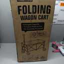 Hikenture Collapsible Wagon - 330LBS Capacity, Extra Large Foldable Wagon with All-Terrain Wheels, Utility Beach Cart for Outdoor Garden