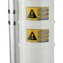 Mityvac 7201 2.3 Gallon Fluid Evacuator Extractor and Dispensing Pump, Push Button, Manual Operation, Chemical-Resistant Polyethylene, Automatic Overflow Prevention, Quick-Drain Spout, Large Base (White)