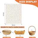 2 x 15Pcs 18X30 inch Gold Star Printed Clear Cellophane Gift Wrap Bags Basket Wrapping Plastic Large Cello Bags for Party Favors Treats Mug with 5" Twist Ties