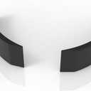 2 Inch Robotic Vacuum Bumper - Prevent Getting Stuck Under Furniture (2 Inch)