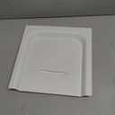 RVMATE Screen Door Slide with Slide Stop, 12" Panel for RV, Trailer, Camper, Motor Home, White