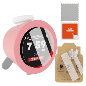 Pack of 4, EAZUSE HD Films for Nintendo Sound Clock Alarmo, Transparent HD Clear Screen Protector Compatible with Nintendo Alarmo 2 Pack, High Definition Anti-Scratching Anti-Fingerprint Pack of 4, EAZUSE HD Films for Nintendo Sound Clock Alarmo, Transparent HD Clear Screen Protector Compatible with Nintendo Alarmo 2 Pack, High Definition Anti-Scratching Anti-Fingerprint