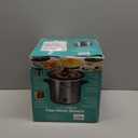 Hamilton Beach 4-Quart Slow Cooker with 3 Cooking Settings, Dishwasher-Safe Stoneware Crock & Glass Lid, Brushed Gray(33240)