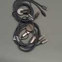 2Pack Multi Charging Cable Cord for Travel Vacation Essentials,Apple Watch Charger,iPhone 17 Charger,[3-in-2] USB A/Type C/Lightning Cable for iWatch,iPhone 17-11,Xbox Series X&S,Airpods,Home,Office