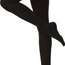 Thigh High Compression Stockings for Women and Men, 20-30 mmHg Medical Compression Socks, Closed Toe, Dot Top, Graduated Support Hoses for Leg Fatigue, Varicose Veins, Swelling (Medium, Black)