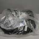 WOWESOTICA Wheelchair Cushion with Lumbar Pillow (2-Piece Set) for Adults and Seniors.Supportive Memory Foam for Back, Tailbone and Hip Pain Relief, Non-Slip Cover, Removable Straps. (Black)