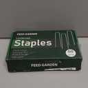 FEED GARDEN 6 Inch 50 Pack Hot-dip Galvanized Landscape Staples Plant Cover Spikes 11 Gauge Tent Stakes Garden Stakes Landscaping Fabric SOD Pins Yard Pins for Decoration Weed Barrier Fabric