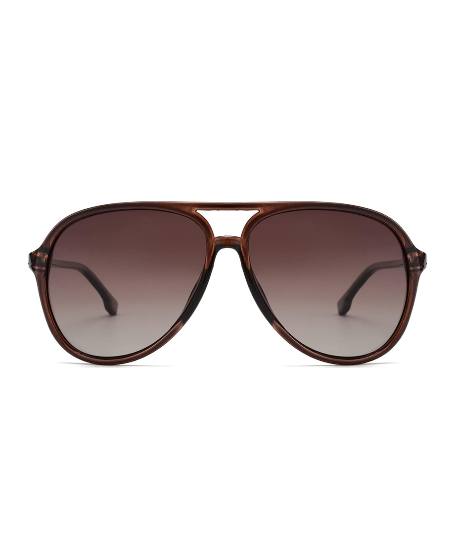LIVHO Retro Polarized Aviator Sunglasses Womens Mens, Vintage Flexible 70s Stylish Classic Shades Sun Glasses OW2201