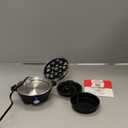 DASH Electric Rapid Egg Cooker for Hard Boiled/Poached/Scrambled Eggs or Omelets with Auto Shut-Off Feature, Black, 7 Egg Capacity