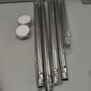 Shower Curtain Rod, 1" Diameter Heavy Duty Tension Shower Rod, Non Slip Adjustable 28-74 inch No Drill Shower Curtain Rods Spring Tension For Bathroom, Shower Stall, No Rust, Brushed Nickel