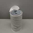 Weighted Lap Blanket 7 lbs for Adults, Luxury Soft Small Weighted Blanket, Compact Portable Weighted Lap Pad for Relaxation, Sleeping, Travel, All-Season Use, Light Grey, 40" x 52"