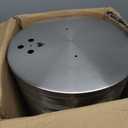 Barrel Smoker Grill Combo | 100% 304 Stainless Steel Barrel | 95% Less Smoke, Even Heat | Easy to Use & Clean  Vertical Smoker Ideal for Balconies and Backyards (MEDIUM-25 LBS)