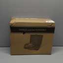 Record Player 3 Speed Bluetooth Portable Suitcase Vinyl Player with Built-in Speakers Turntable Enhanced Audio Sound PU Leather Vintage (Dark Green)