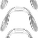 Non Slip Glasses Pads Replacement Kit 3Pcs Clear U-Shaped Bridge Pads for Eyeglasses Comfort and Stability