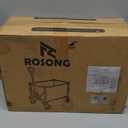 Collapsible Wagon Cart with Wheels Foldable - Folding Utility Heavy Duty Wagons Carts for Grocery Sports Garden Shopping Camping Wheelbarrows (Black, 120L)