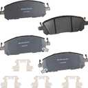 Bendix Premium SBC2413 Ceramic Front Brake Pads for INFINITI QX60 2023-2022, Mitsubishi Outlander 2023-2022, Outlander PHEV 2023, Nissan Pathfinder 2024-2021