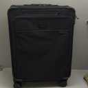 Briggs & Riley 26" Medium Expandable Spinner - Checked Luggage for Travel, Suitcases with Wheels, Softside Rolling Bag for Men & Women, Self-Repairing Zipper - Baseline Collection, Black